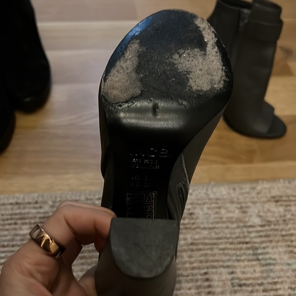 Vince Open Toe Block Heel Booties - Picture 2 of 4